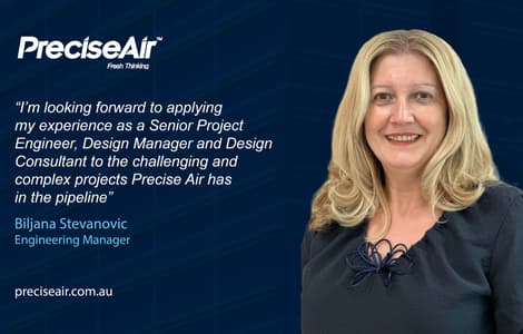 Engineering Manager Biljana Stevanovic joins Precise Air’s Construction Division