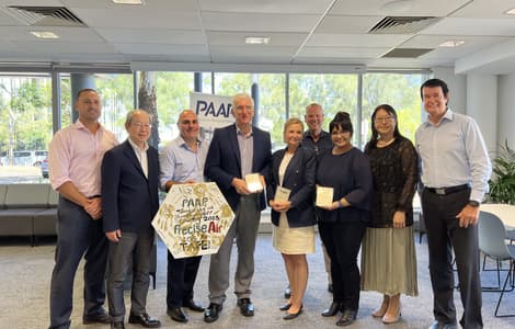 Precise Air Aboriginal Pathways receives the Fujitsu General FGWAY Award