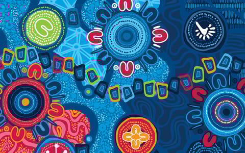 An aboriginal painting