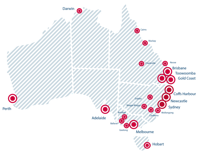 Map of Australia