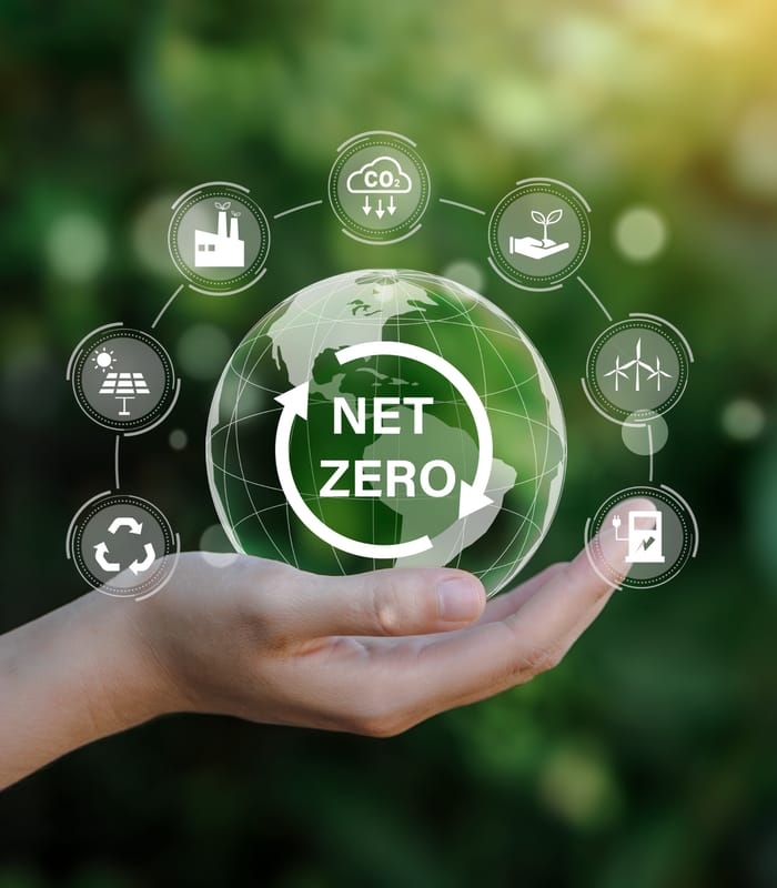 Net zero illustration