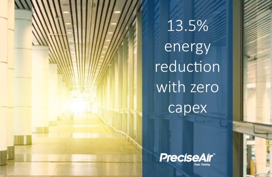 Energy reduced by 13.5% during summer with zero capex