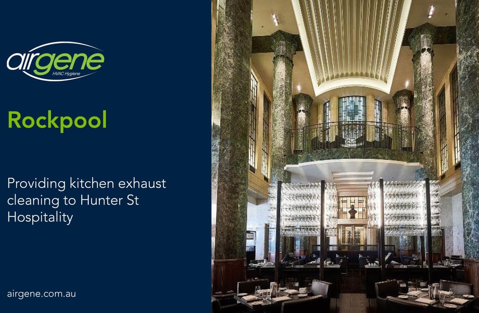 Delivering kitchen exhaust compliance cleaning to Hunter St Hospitality