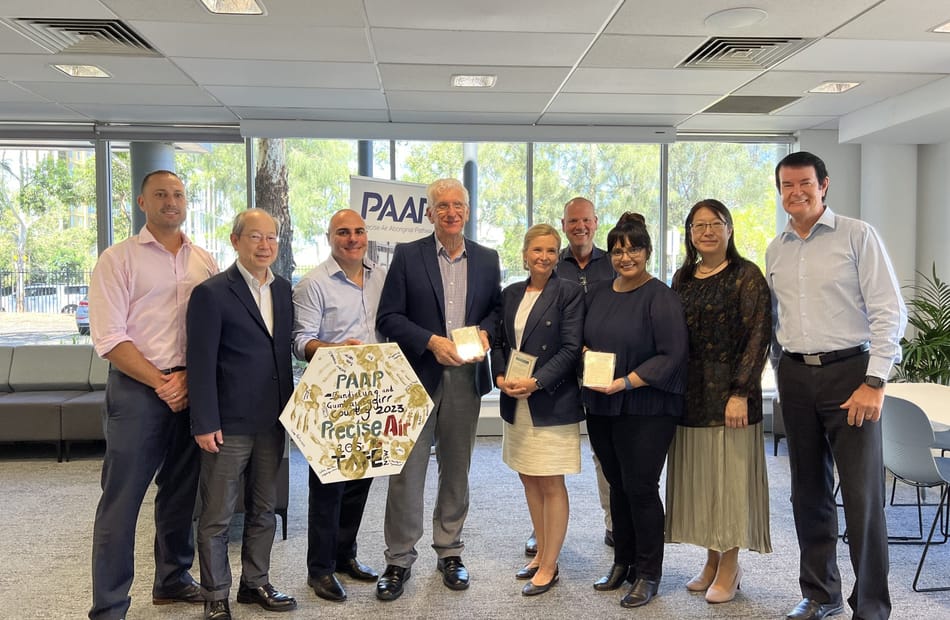 Precise Air Aboriginal Pathways receives the Fujitsu General FGWAY Award